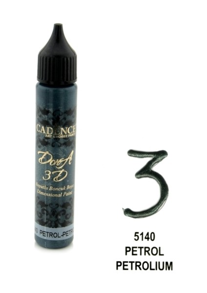 Petrol - 3D Boyutlu Boncuk Boya 25 ml