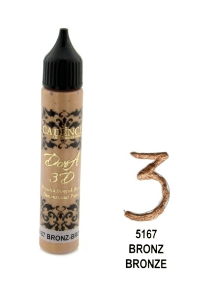 Bronz - 3D Boyutlu Boncuk Boya 25 ml