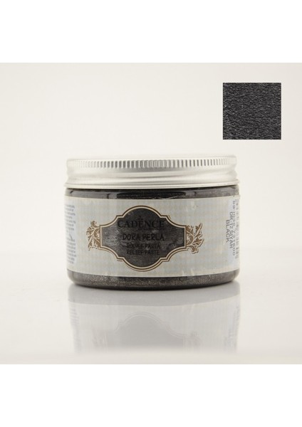 Siyah - Dora Perla Rölyef Pasta 150 ml