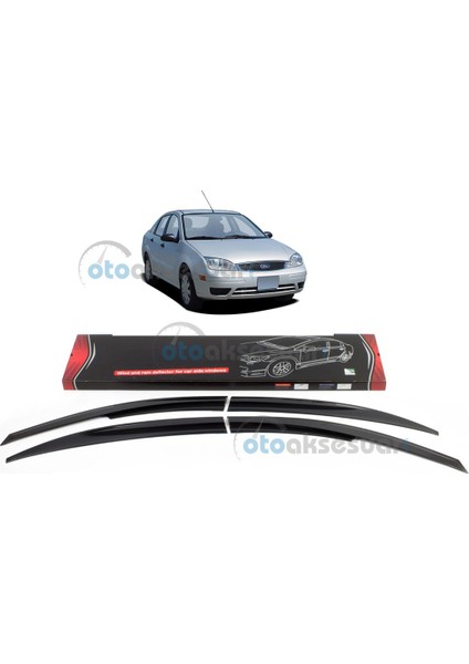 Ford Focus II SunPlex Cam Rüzgarlığı 4 Parça. 2004-2011