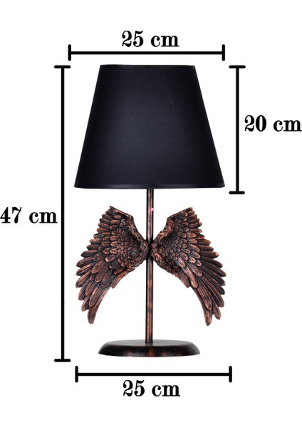 Modern Dizayn Melek Abajur Gümüş Beyaz modelleri