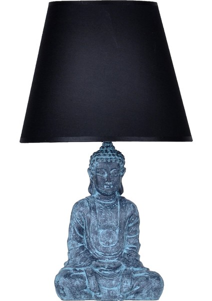 Modern Dizayn Buda Abajur Antrasit Siyah