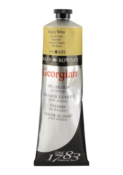 Daler Rowney Georgian Yağlı Boya 225ml - N:635 Naples Yellow