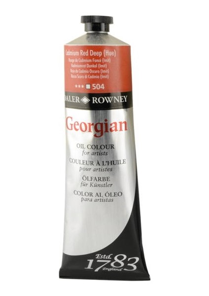Georgian Yağlı Boya 225ml - N:504 Cadmium Red Deep