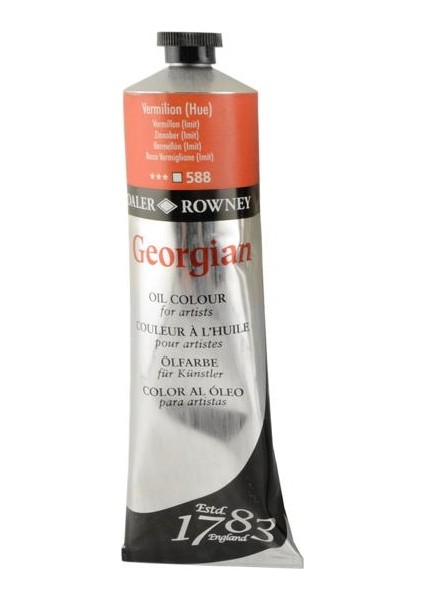 Georgian Yağlı Boya 225ml - N:588 Vermilion