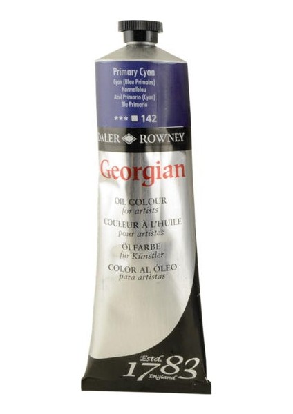 Georgian Yağlı Boya 225ml - N:142 Primary Cyan