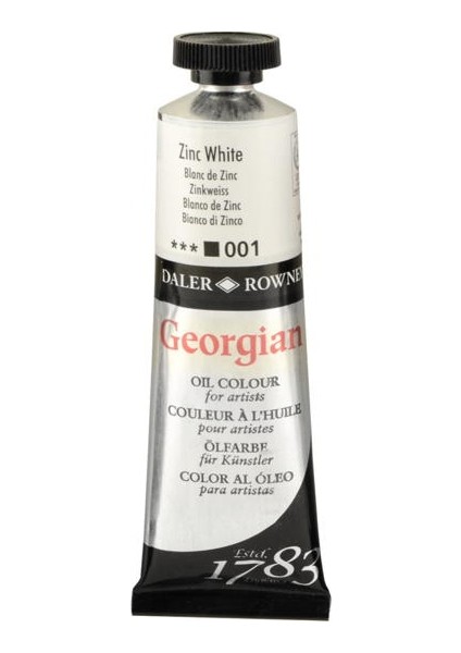 Georgian Yağlı Boya 38ml - N:001 Zinc White