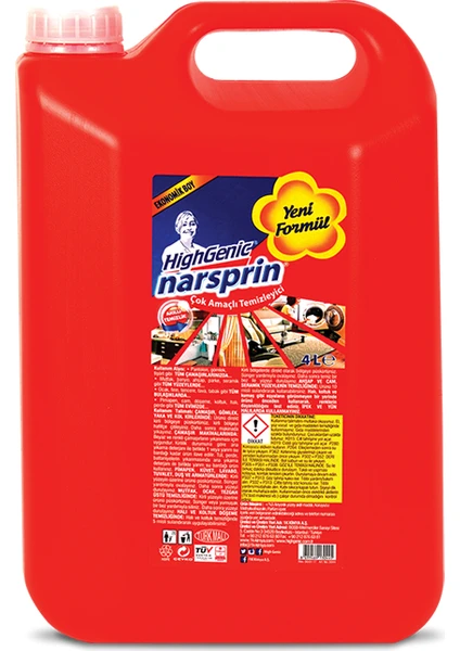 Highgenic Narspirin Cok Amaçlı Temizleyici 4000 Ml