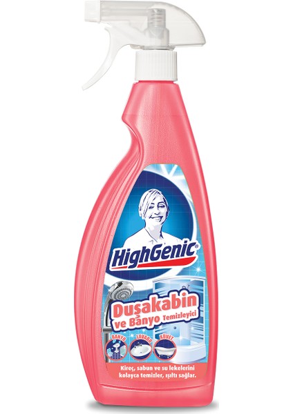 Highgenic Duşakabin Ve Banyo Temizleyici 750 Ml