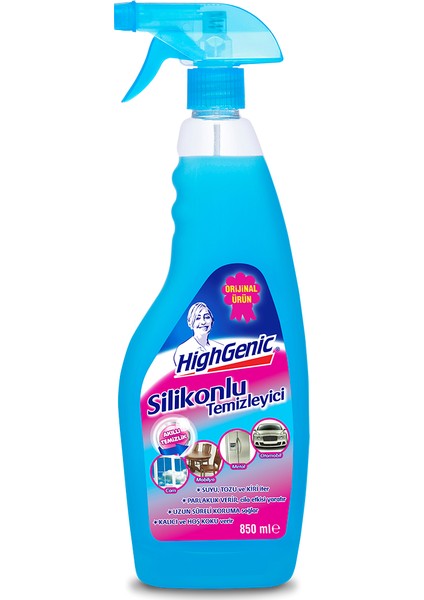 Silikonlu Temizleyici Ahşap,Cam,Metal Yüzeyler 850 Ml