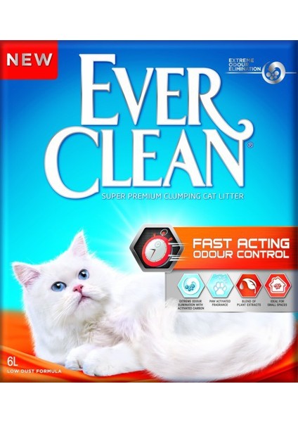 Ever Clean Fast Acting Hızlı Koku Etkili Kedi Kumu 6 Lt