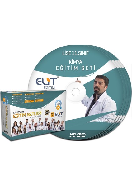 Elit 11. Sınıf Kimya Görüntülü Eğitim Seti (64 GB USB Bellek İçerisinde)