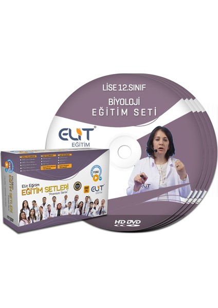 Lise 12.Sınıf Biyoloji Görüntülü Eğitim Seti