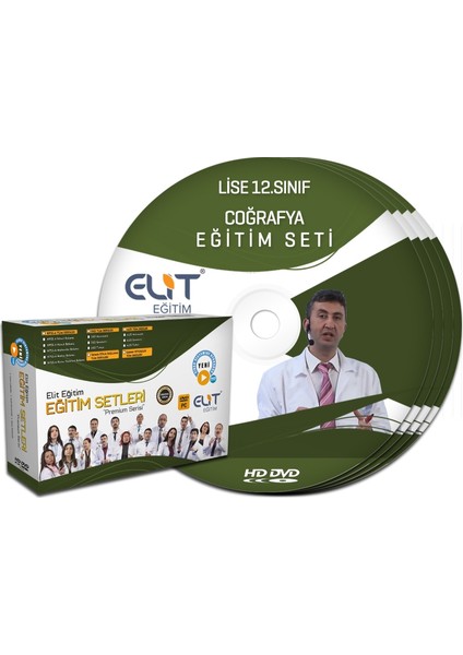 Lise 12.Sınıf Coğrafya Görüntülü Eğitim Seti