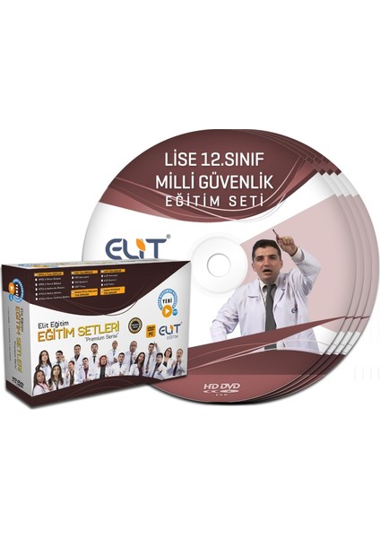 Lise 12.Sınıf Milli Güvenlik Görüntülü Eğitim Seti