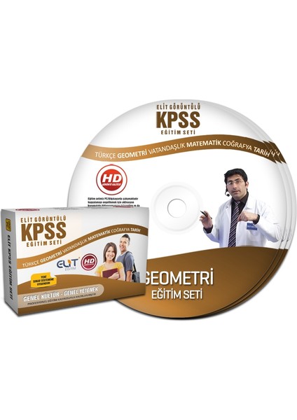 Elit KPSS Geometri Görüntülü Eğitim Seti (64 GB USB Bellek İçerisinde)