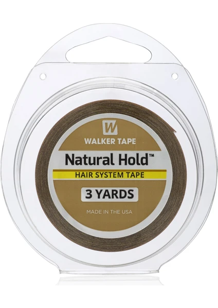 Walker Tape  1" X 3 Yds (108") Natural Hold Roll Protez Saç Bandı