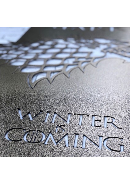 Game of Thrones STARK Metal Duvar Dekoru