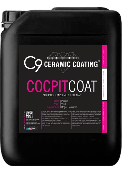 Cocpit Coat - Torpido Temizleyici 5 Lt