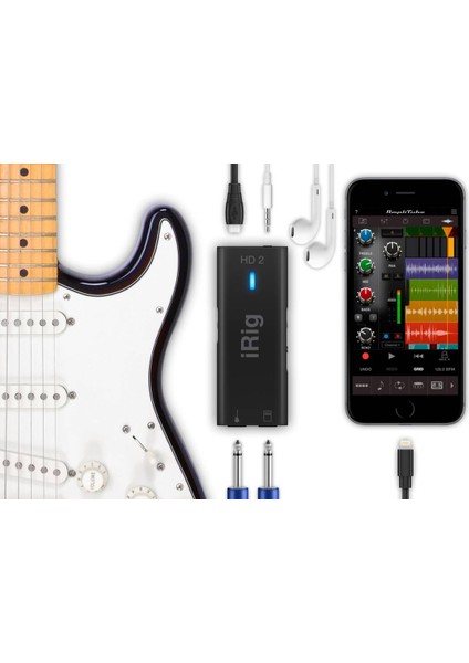 IK MULTIMEDIA HD2 Gitar & Bas Gitar Ses Kartı (iOS & Mac)