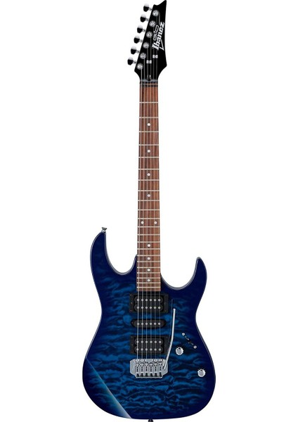 Grx70Qa-Tbb Transparent Blue Burst Elektro Gitar