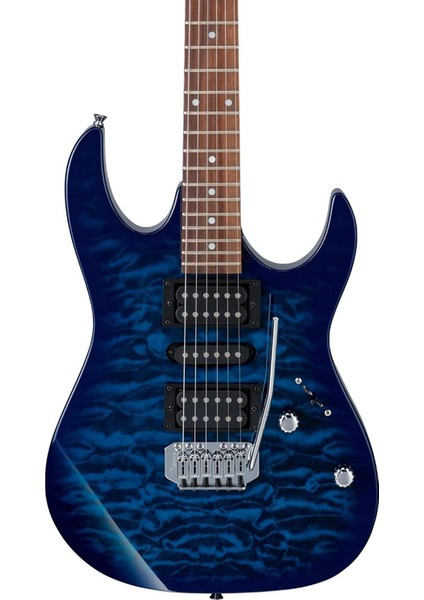 Grx70Qa-Tbb Transparent Blue Burst Elektro Gitar