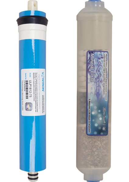 Su Arıtma 75GPD Membran ve Mineral Filtresi