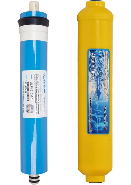 Su Arıtma 75GPD Membran ve Alkalin Filtresi