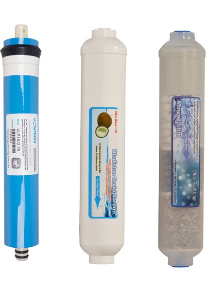 Su Arıtma 75GPD Membran, Tatlandırıcı ve Mineral Filtresi