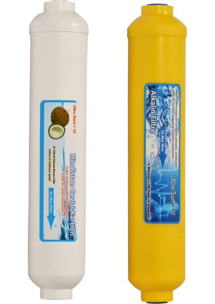 Su Arıtma Post Karbon Tatlandırıcı ve Alkalin Filtresi