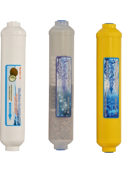 Su Arıtma Post Karbon Tatlandırıcı, Mineral ve Alkalin Filtresi