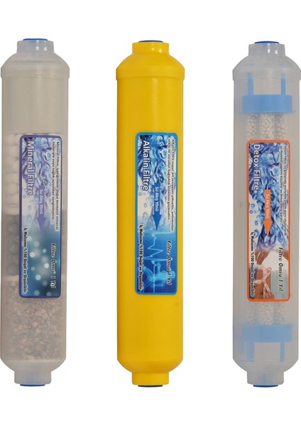 Su Arıtma Mineral, Alkalin ve Detox Filtresi