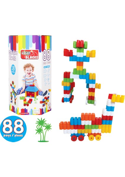 Akar 88 Parça Zeka Blokları 01-104