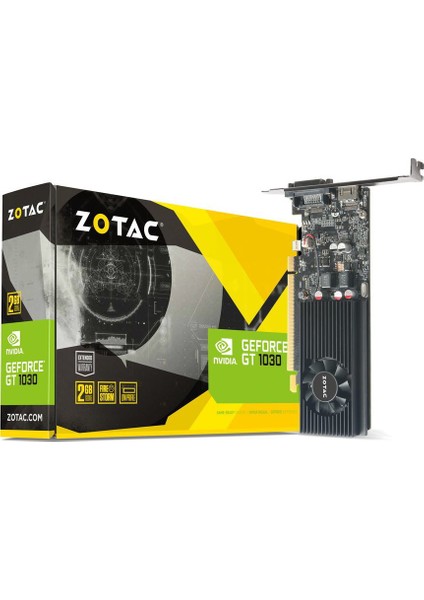 Nvidia GeForce GT 1030 2GB 64Bit GDDR5 (DX12) PCI-E 3.0 Ekran Kartı (ZT-P10300A-10L)