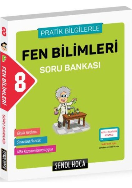 Şenol Hoca Yayınları 8. Sınıf Fen Bilimleri Soru Bankası (Pratik Bilgilerle)