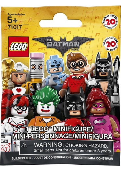 Batman Movie Minifigür Serisi 71017 - Mime (Kapalı Paket 1 Adet Minifigür)
