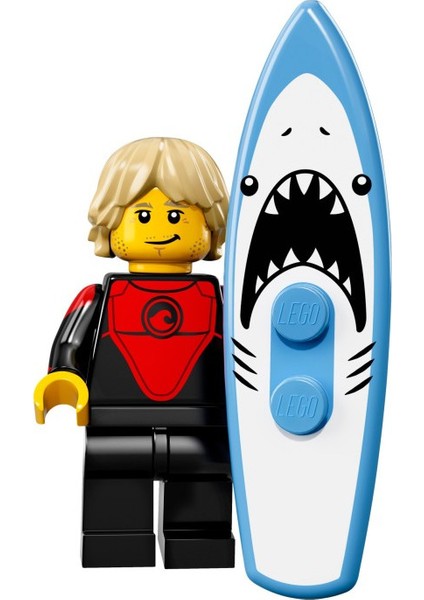 Seri 17 Minifigür 71018 - Professional Surfer (Kapalı Paket 1 Adet Minifigür)