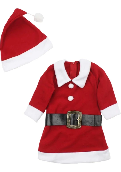 Kız Bebek Noel Anne Kıyafeti