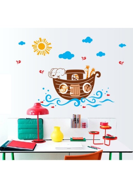 Nuhun Gemisi Bebek ve Çocuk Odası PVC Duvar Sticker
