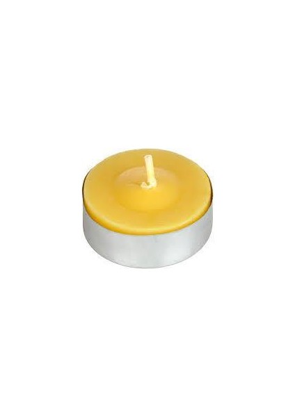 Sarı Yuvarlak Tealight Mum