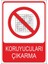 Koruyucuları Çıkarma 25 X 35 Cm Uyarı Levhası 1