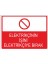 Elektrikçinin İşini Elektrikçiye Bırak 25 X 35 Cm Uyarı Levhası 1