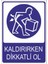 Kaldırırken Dikkatli Ol 25 X 35 Cm Uyarı Levhası 1
