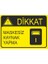 Maskesiz Kaynak Yapma 25 X 35 Cm Uyarı Levhası 1