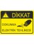 Dokunma Elektrik Tehlikesi 25 X 35 Cm Uyarı Levhası 1