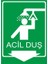 Acil Duş 25 X 35 Cm Uyarı Levhası 1