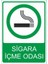 Sigara İçme Odası 25 X 35 Cm Uyarı Levhası 1