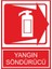 Yangın Södürücü 25 X 35 Cm Uyarı Levhası 1