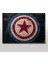 Ahşap Tablo Kaptan Amerika Logosu 1