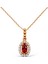 Zirkon Taşlı Rose Gümüş Set S013902 3